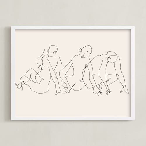 This is a monochrome art with standard by Catilustre called awaking