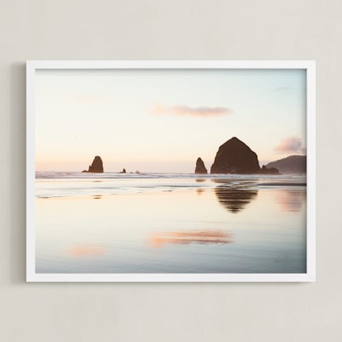 This is a color art with standard by Kamala Nahas called cannon beach no. 1