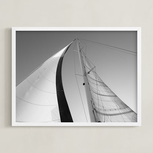 This is a metal art with standard by Crystal Lynn Collins called sail with me