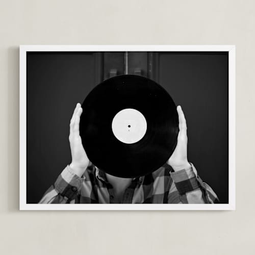 This is a black and white kids wall art with standard by Kaitie Bryant called ahead of the record