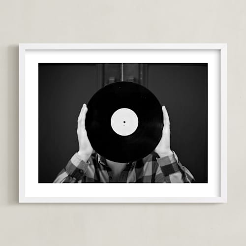 This is a black and white kids wall art with standard by Kaitie Bryant called ahead of the record