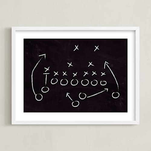 This is a dark chalk kids wall art with standard by Char-Lynn Griffiths called the option