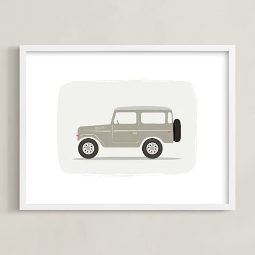 This is a putty art with standard by Karidy Walker called vintage land cruiser