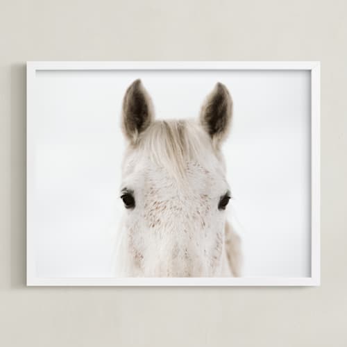 This is a white art with standard by Amy Carroll called pollock