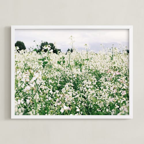 This is a garden art with standard by Morgan Kendall called dream field