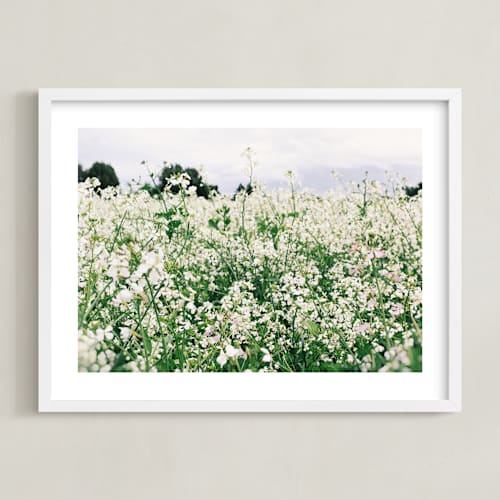 This is a garden art with standard by Morgan Kendall called dream field