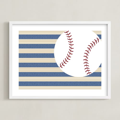 This is a denim art with standard by Pinky Diamond Studio called little slugger series 4
