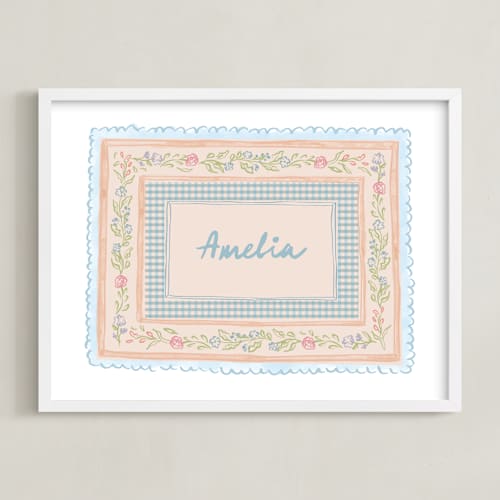 This is a lake nursery wall art with standard by Creo Study called cottagecore name