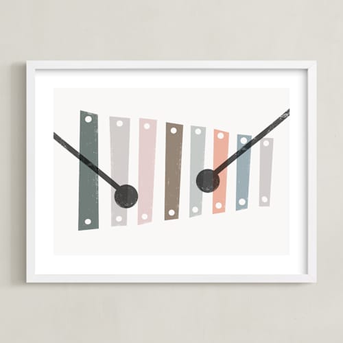 This is a brahms nursery wall art with standard by Maja Cunningham called xylo