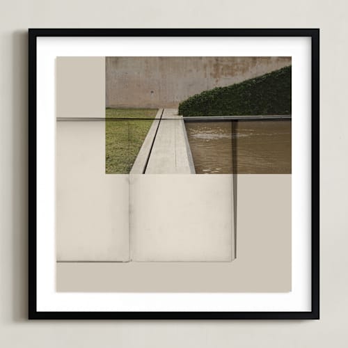 This is a lawn art with standard by Maja Cunningham called juxtaposed