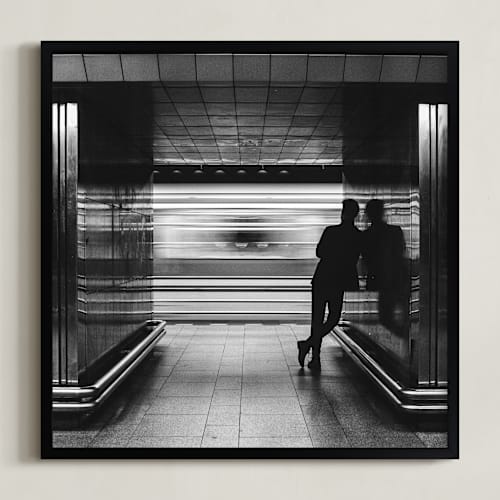 This is a black and white art with standard by Mark Kirby called patience