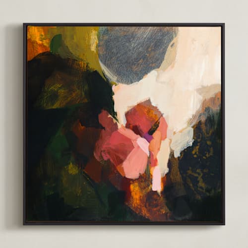 This is a rose art with standard by Wendy Keller called square abstract 2