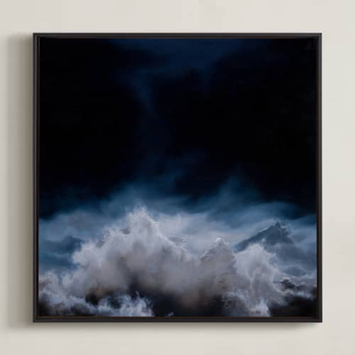 This is a mist art with standard by Emily Morris called stormy sea