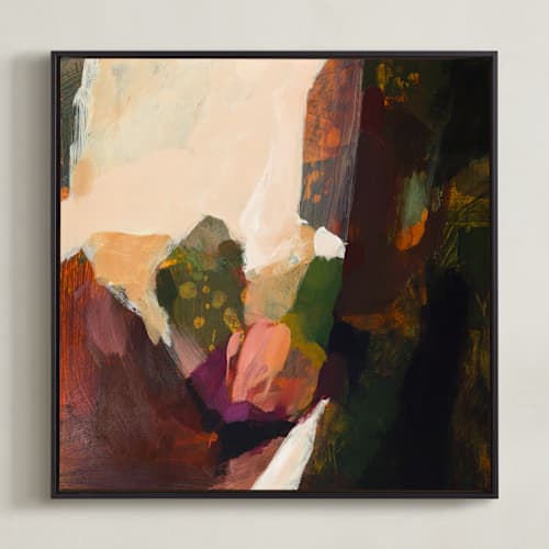 This is a rust art with standard by Wendy Keller called square abstract 4