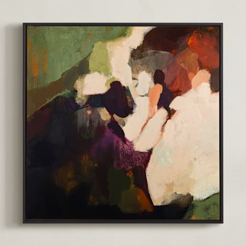 This is a violet art with standard by Wendy Keller called square abstract 3