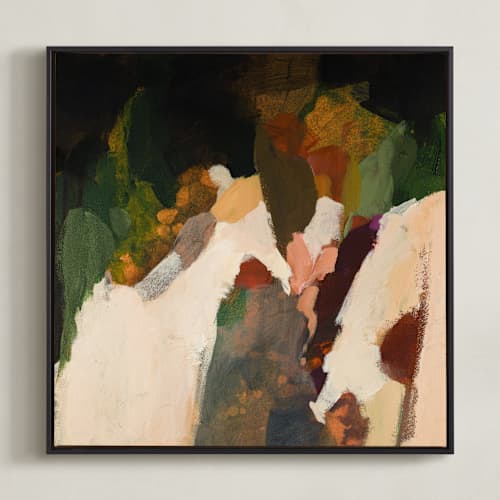 This is a moss art with standard by Wendy Keller called square abstract 1