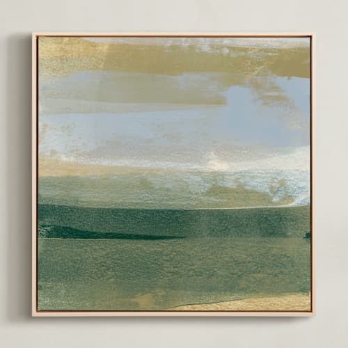 This is a grass art with standard by Julia Contacessi called open field 1