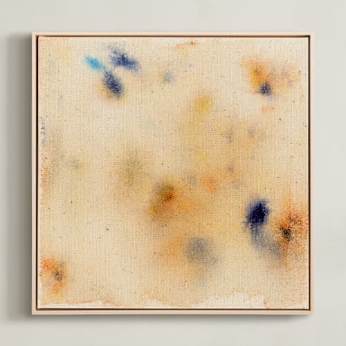 This is a sunrise sky orange art with standard by Christina Flowers called abstract sunrise 1