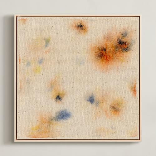 This is a sunrise yellow art with standard by Christina Flowers called abstract sunrise 4