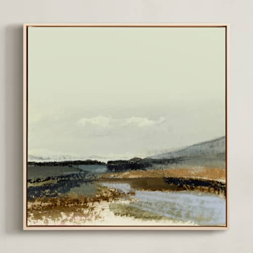This is a muted green art with standard by Mande Calhoun called pierce