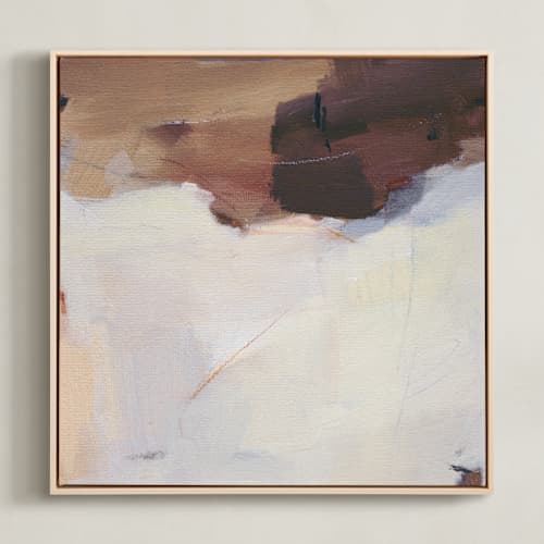 This is a brown & ivory art with standard by Arohika Verma called salt air 3