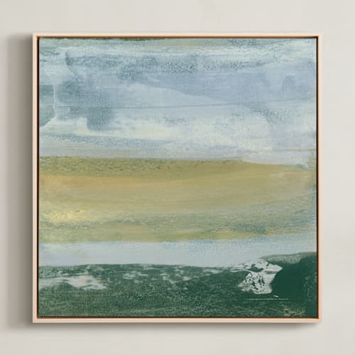 This is a grass art with standard by Julia Contacessi called open field 4