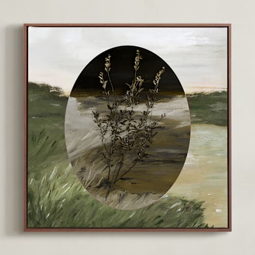 This is a moss art with standard by Maja Cunningham called seasons change