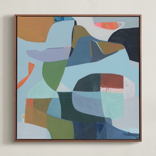 This is a soft blue sage art with standard by Eunmee Studio called waypoint 3