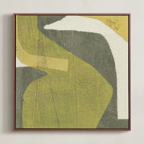 This is a olive art with standard by Carrie Moradi called tumbling 1
