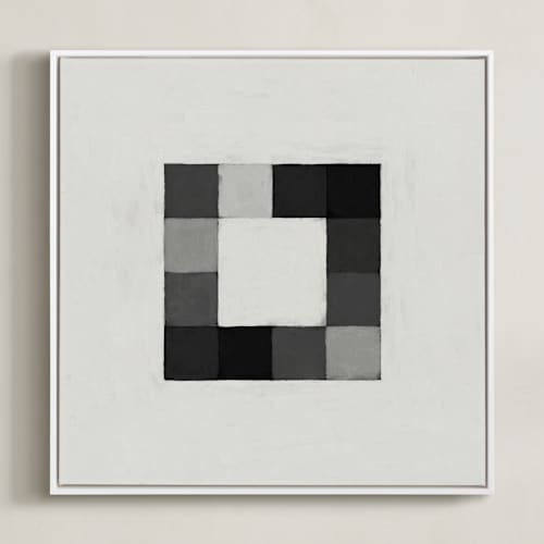 This is a shadow black art with standard by Alisa Galitsyna called squares
