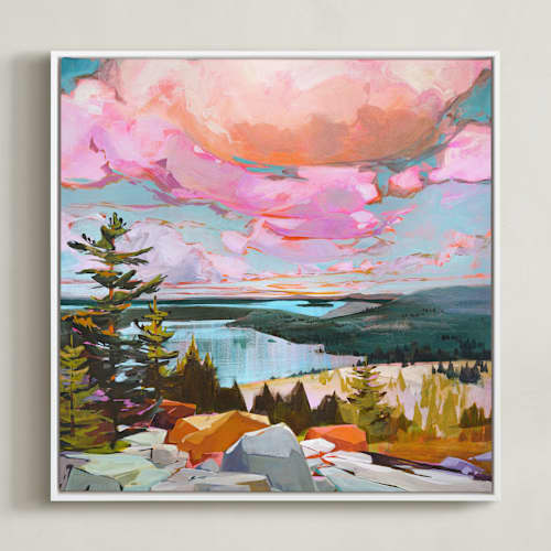 This is a multi art with standard by Jess Franks called up and away i