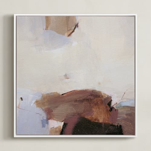 This is a brown & ivory art with standard by Arohika Verma called salt air 2