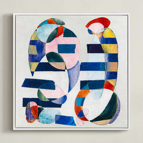 This is a lapis art with standard by Pamela Viola called circus family