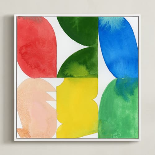 This is a modern primary art with standard by Christina Flowers called a language of form 1