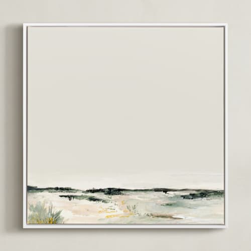 This is a green art with standard by Mande Calhoun called beckett