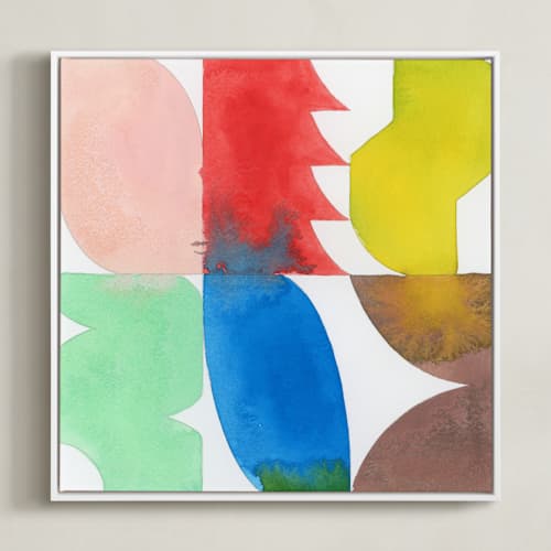 This is a modern primary art with standard by Christina Flowers called a language of form 2