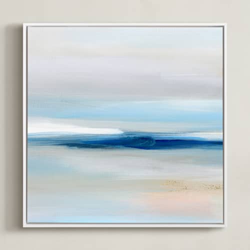 This is a sky blue art with standard by Nicole Walsh called dive in