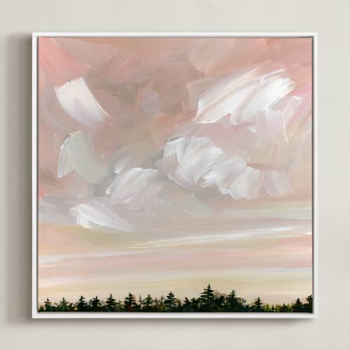 This is a rose art with standard by Nicole Walsh called above the trees
