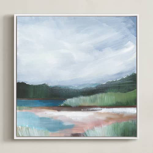 This is a pine blue art with standard by AlisonJerry called torrey pines ii