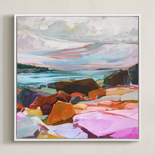 This is a multi art with standard by Jess Franks called up and away ii