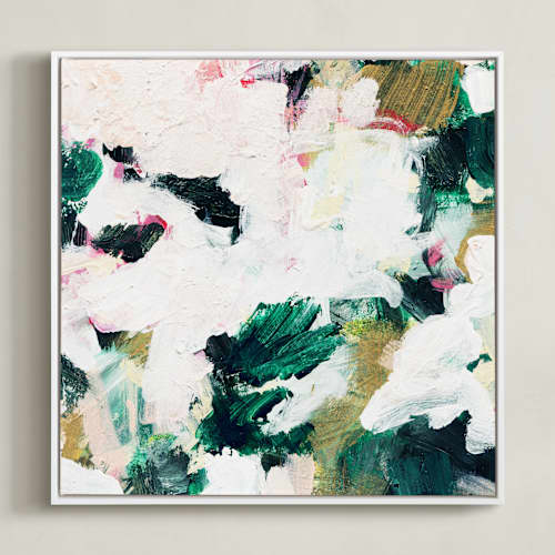 This is a emerald green art with standard by Parima Studio called ivy