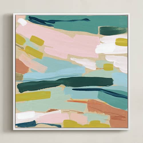 This is a burnt orange art with standard by Katie Craig called south of france