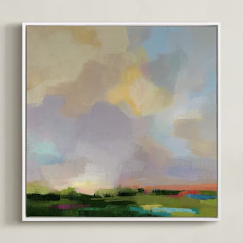 This is a golden art with standard by sue prue called after the storm