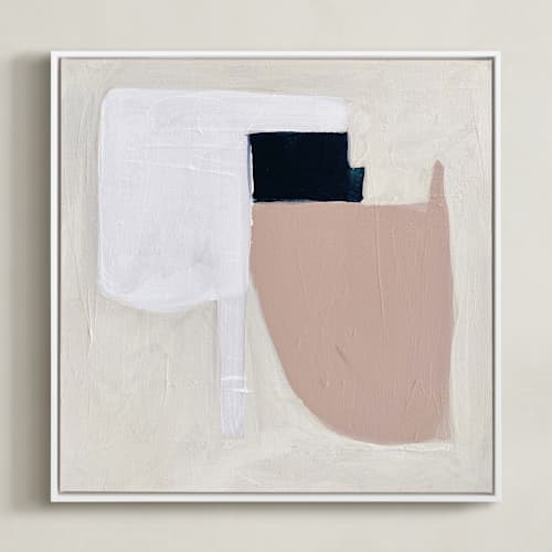 This is a blush art with standard by Cait Courneya called certainty no.2