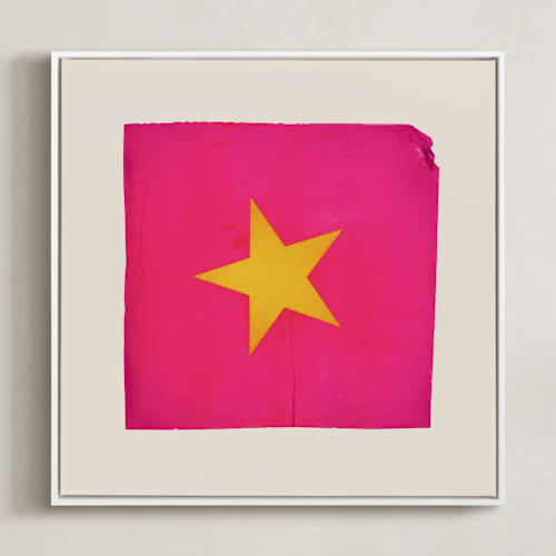 This is a star power kids wall art with standard by Kamala Nahas called taking shape bright 1