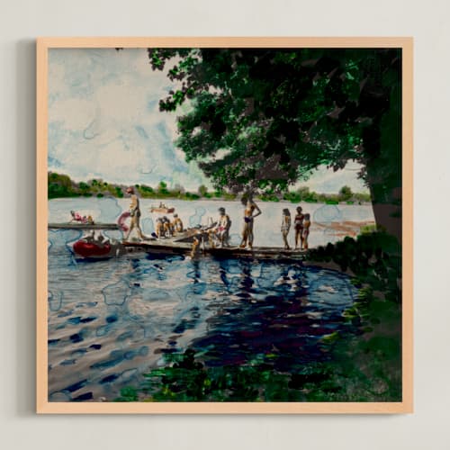 This is a water art with standard by Sumak Studio called color photography: lake