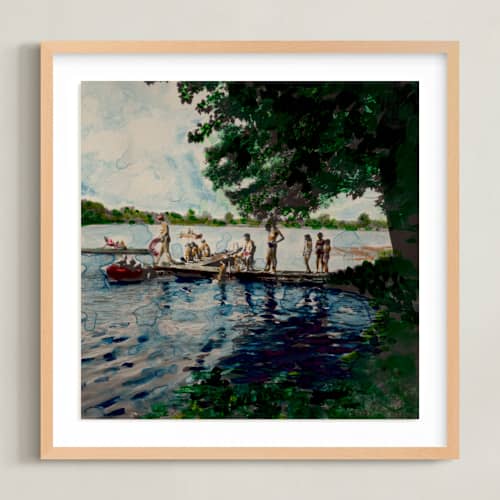 This is a water art with standard by Sumak Studio called color photography: lake