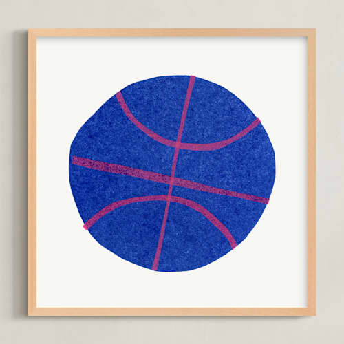 This is a cobalt kids wall art with standard by Carrie Moradi called electric sports 3