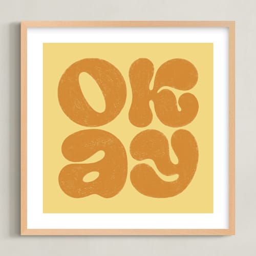 This is a honey art with standard by Sam Dubeau called okay