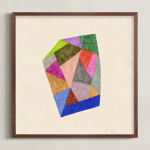 This is a rainbow art with standard by Kelly Watkins called prism 2
